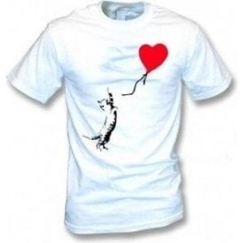 Cat (Banksy Art) Kids T-Shirt