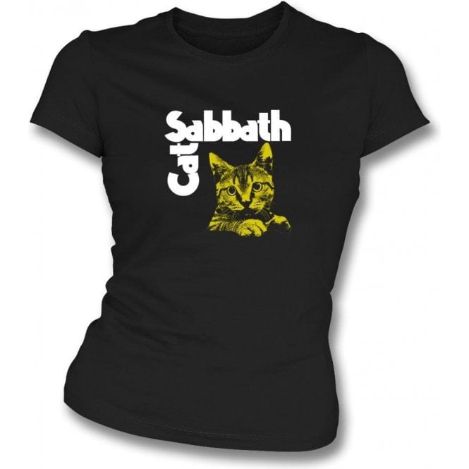 Cat Sabbath Womens Slim Fit T-Shirt