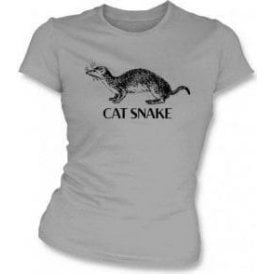 Cat Snake Womens Slim Fit T-Shirt