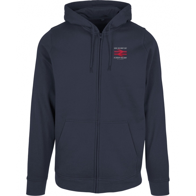 Cheap Away Day (The Jam Inspired) Embroidered Left Breast Logo Zip Hooded Sweatshirt