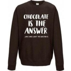 Chocolate Is The Answer Sweatshirt