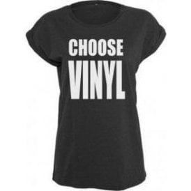 Choose Vinyl Womens Extended Shoulder T-Shirt