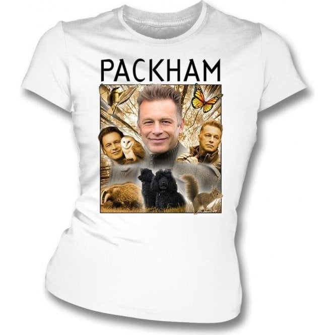 Chris Packham Collage Womens Slim Fit T-Shirt