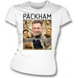 Chris Packham Collage Womens Slim Fit T-Shirt
