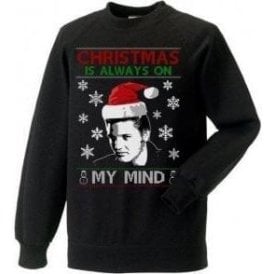 Christmas Is Always On My Mind (Inspired By Elvis Presley) Kids Christmas Jumper