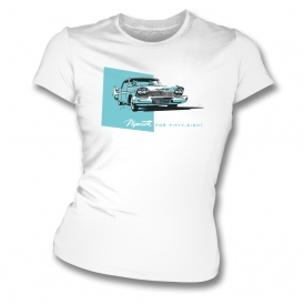 Chrysler Plymouth Fury Womens Slim Fit T-Shirt