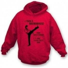 Chuck Norris Roundhouse Kick Hooded Sweatshirt