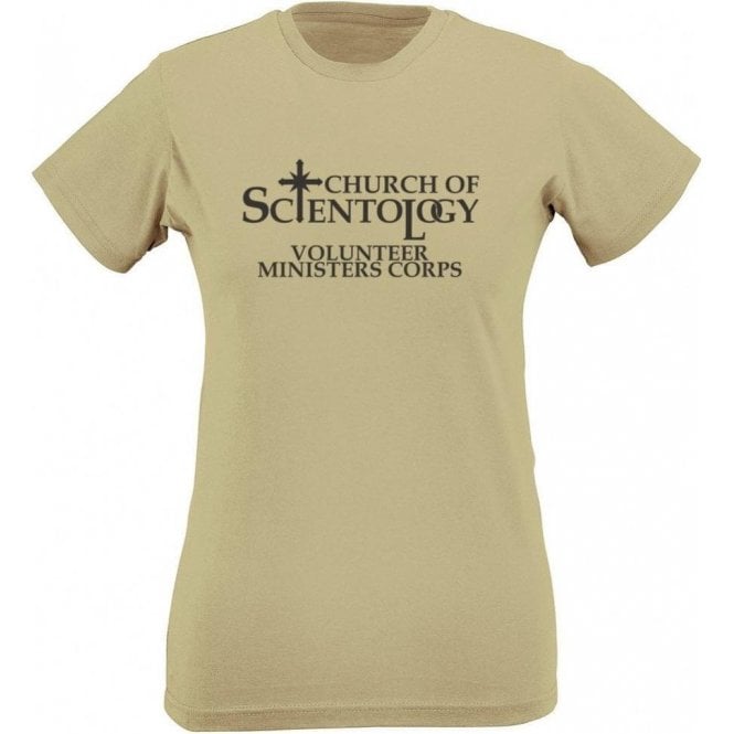 Church Of Scientology (As Worn By Mike Patton, Faith No More/Neverman) Womens Slim Fit T-Shirt