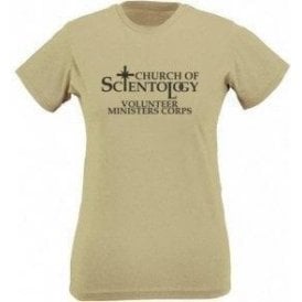 Church Of Scientology (As Worn By Mike Patton, Faith No More/Neverman) Womens Slim Fit T-Shirt