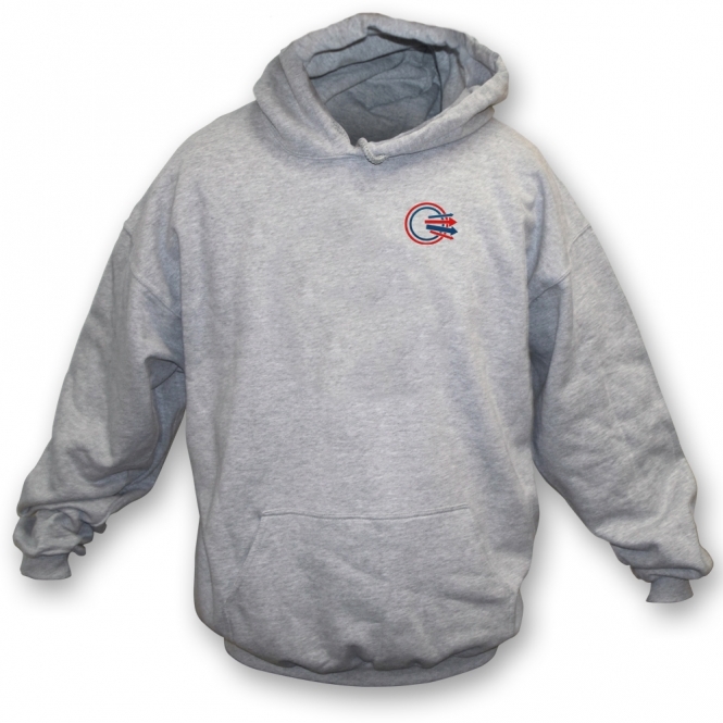 Circle & Arrows (As Worn By Paul Weller, The Jam) Embroidered Left Breast Logo Hooded Sweatshirt