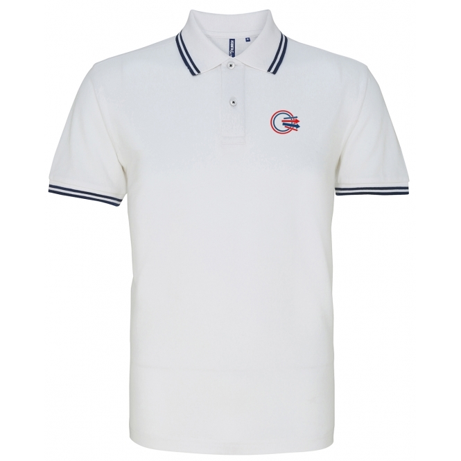 Circle & Arrows (As Worn By Paul Weller, The Jam) Embroidered Left Breast Logo Polo Shirt