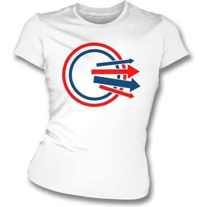 Circle & Arrows (As Worn By Paul Weller, The Jam) Womens Slim Fit T-Shirt
