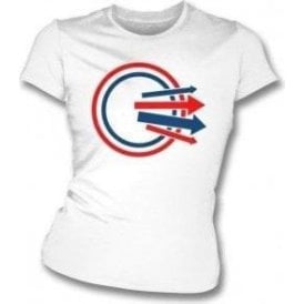 Circle & Arrows (As Worn By Paul Weller, The Jam) Womens Slim Fit T-Shirt