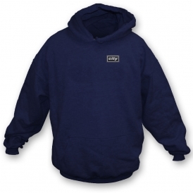 City Embroidered Left Breast Logo Hooded Sweatshirt