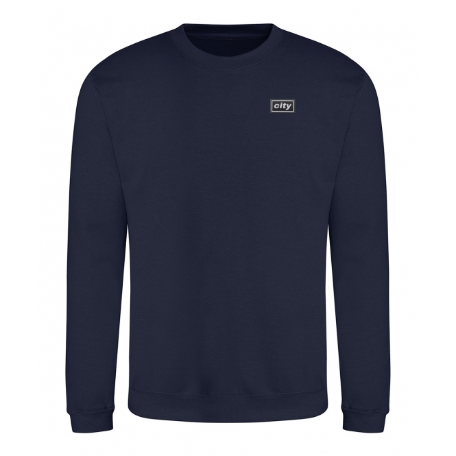 City Embroidered Left Breast Logo Sweatshirt