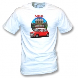 Classic Mini Cooper (Red Car) Kids T-Shirt