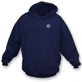 Classic Mod Target Embroidered Left Breast Logo Hooded Sweatshirt