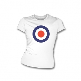 Classic Mod Target Womens Organic Slim Fit T-shirt