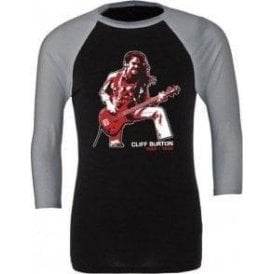 Cliff Burton (Metallica) Tribute 3/4 Sleeve Unisex Baseball Top