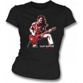 Cliff Burton (Metallica) Tribute Womens Slimfit T-shirt