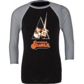 Clockwork Orange Poster 3/4 Sleeve Unisex Baseball Top