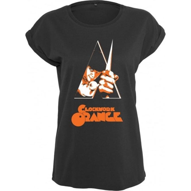 Clockwork Orange Poster Women's Extended Shoulder T-Shirt