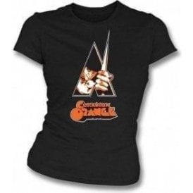 Clockwork Orange Poster Womens Slimfit T-shirt