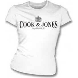 Cook & Jones - Hammersmith (As Worn By Steve Jones, Sex Pistols) Womens Slim Fit T-Shirt
