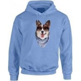 Corgi Face Hooded Sweatshirt