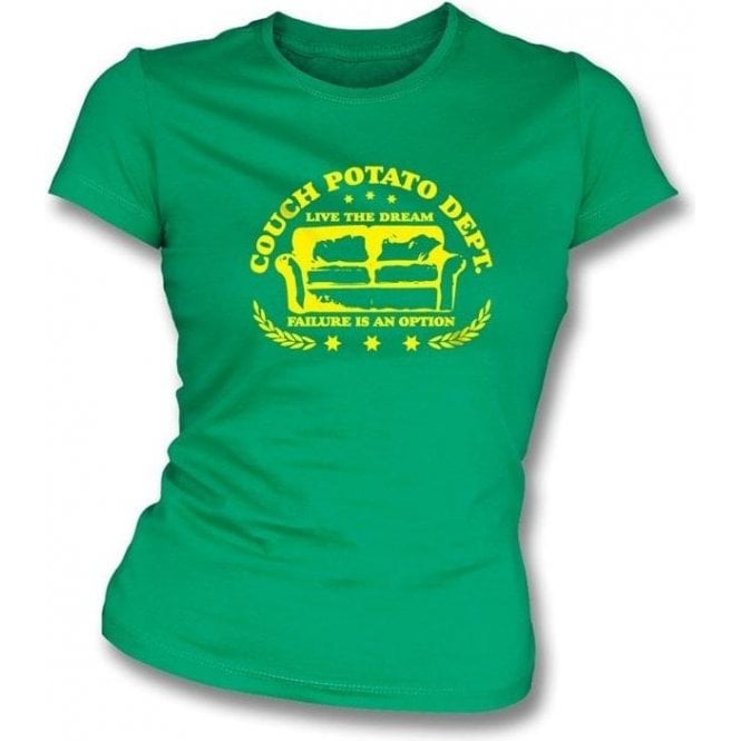 Couch Potato Dept - Womens slimfit t-shirt
