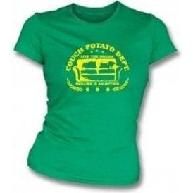 Couch Potato Dept - Womens slimfit t-shirt