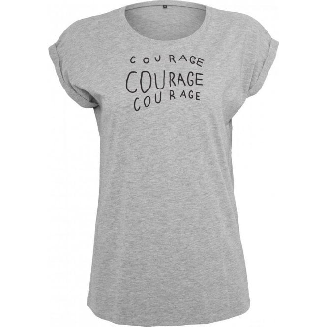Courage Courage Courage (As Worn By Michael Stipe, R.E.M.) Womens Extended Shoulder T-Shirt