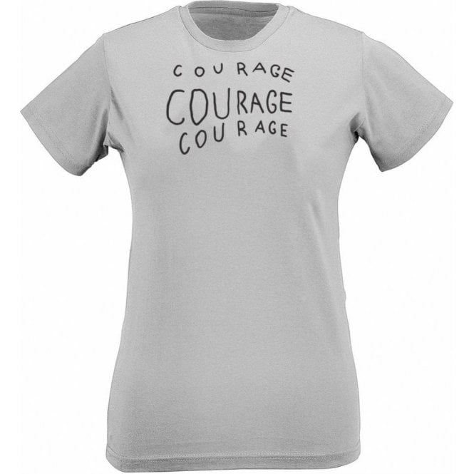 Courage Courage Courage (As Worn By Michael Stipe, R.E.M.) Womens Slim Fit T-Shirt