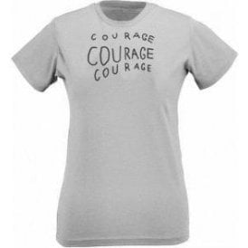 Courage Courage Courage (As Worn By Michael Stipe, R.E.M.) Womens Slim Fit T-Shirt