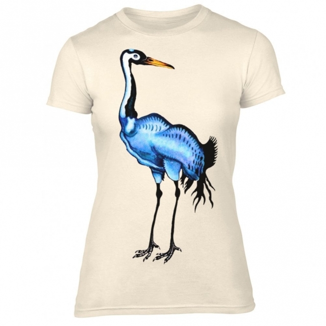 Crane (As Worn By Bjorn Ulvaeus, ABBA) Organic Womens Slim Fit T-Shirt