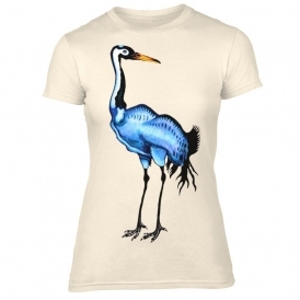 Crane (As Worn By Bjorn Ulvaeus, ABBA) Organic Womens Slim Fit T-Shirt