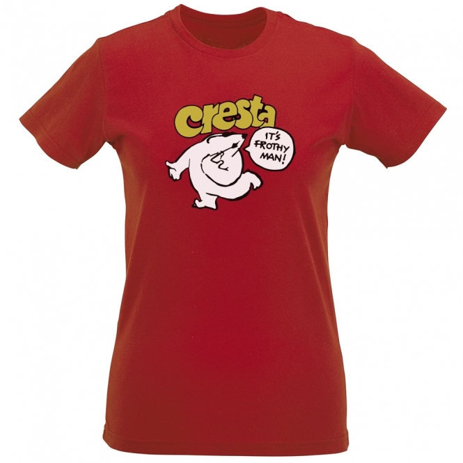 Cresta - It's Frothy Man Organic Womens Slim Fit T-Shirt