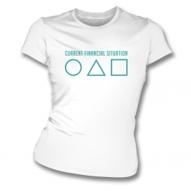 Current Financial Situation (Inspired By Squid Game) Womens Slim Fit T-Shirt