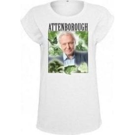 David Attenborough Collage Extended Shoulder T-Shirt