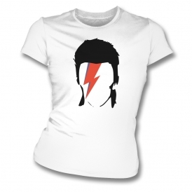 David Bowie - Ziggy Stardust Womens Slim Fit T-Shirt