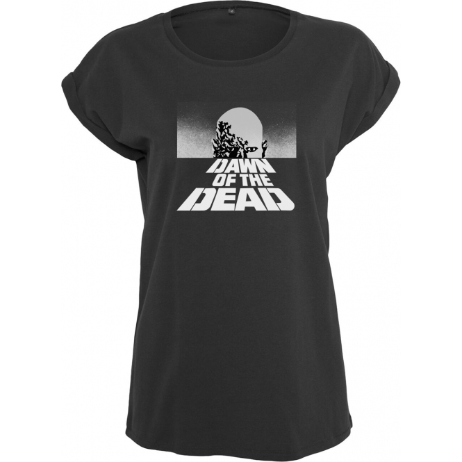 Dawn Of The Dead (As Worn By Cliff Burton, Metallica) Womens Extended Shoulder T-Shirt