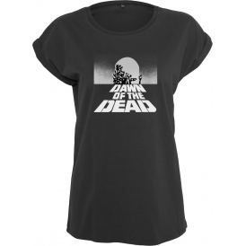 Dawn Of The Dead (As Worn By Cliff Burton, Metallica) Womens Extended Shoulder T-Shirt