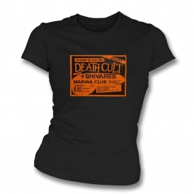 Death Cult 1983 Gig Poster Womens Slim Fit T-Shirt