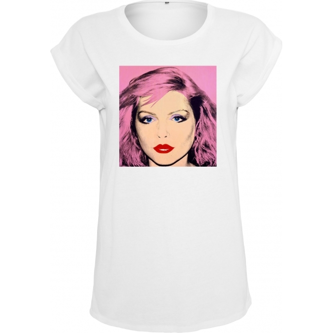 Debbie Harry (Andy Warhol Influenced) Womens Extended Shoulder T-Shirt