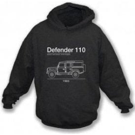 Defender 110 Kids Hooded Sweatshirt