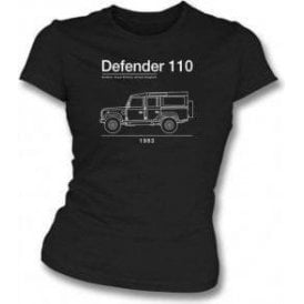Defender 110 Womens Slim Fit T-Shirt