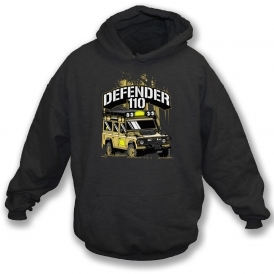 Defender 110 (Yellow Land Rover) Hooded Sweatshirt