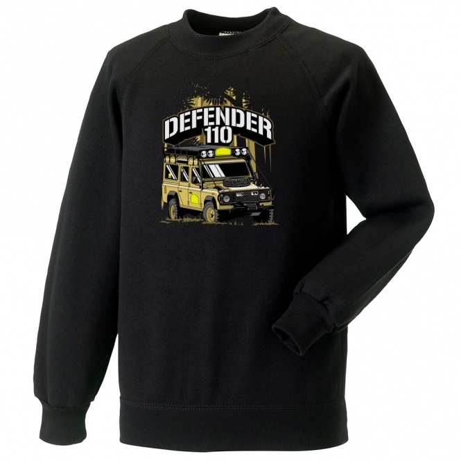 Defender 110 (Yellow Land Rover) Sweatshirt