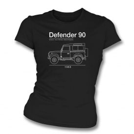Defender 90 Organic Womens Slim Fit T-Shirt