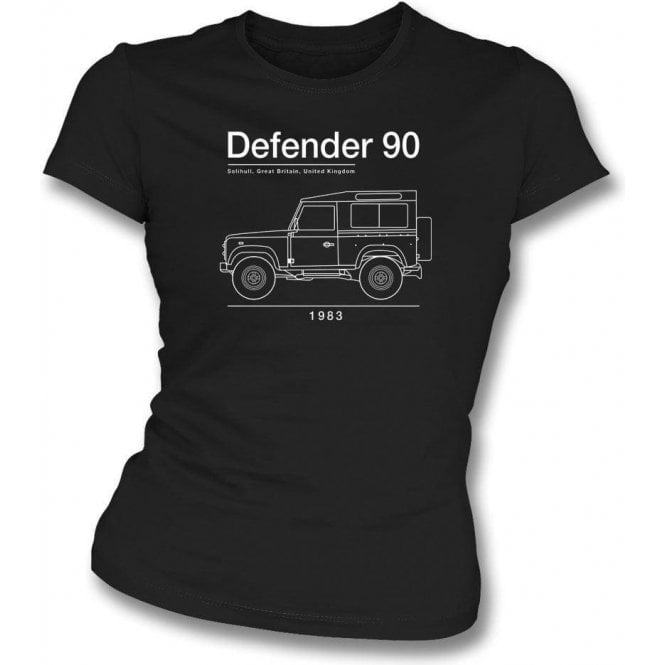 Defender 90 Womens Slim Fit T-Shirt
